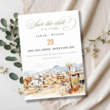Casamento Paisagem Aquarela em Tucson, Arizona