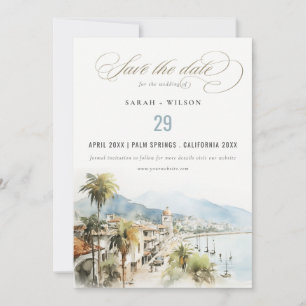 Reserve A Data Casamento Paisagem Aquarela Santa Marta Colômbia