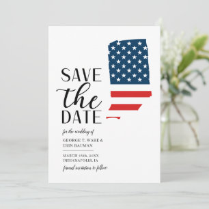 Reserve A Data Casamento Patriótico no Estado de Indiana