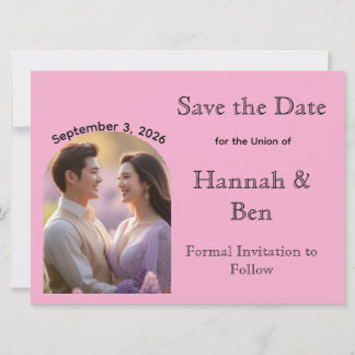 Reserve A Data Casamento Personalizado de Fotografia Rosa Persona