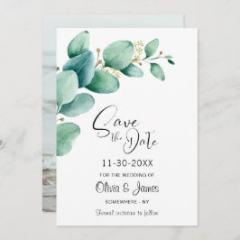Reserve A Data Casamento Personalizado Eucalyptus