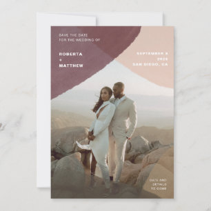 Reserve A Data Casamento por Sobreposição de Fotos do Abstrato mo