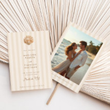 Casamento Praiano com Monograma de Concha Capricho