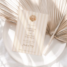 Casamento Praiano com Monograma de Concha Capricho