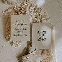 Casamento Preto Elegante Creme Dinheiro Antigo