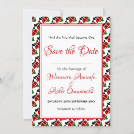 Reserve A Data CASAMENTO QUENIANO Celebração Costume Cristão VERM