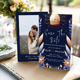 Reserve A Data Casamento Real Azul da Coroa de Luxury Fuchsia