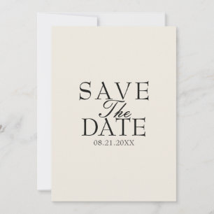 Reserve A Data Casamento Retro Chique Dinheiro Antigo Branco Eleg