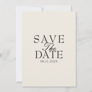 Reserve A Data Casamento Retro Chique Dinheiro Antigo Branco Eleg