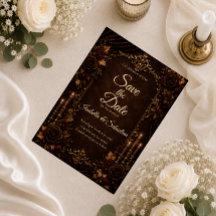 Casamento Romântico com Luz de Velas no Outono Vin