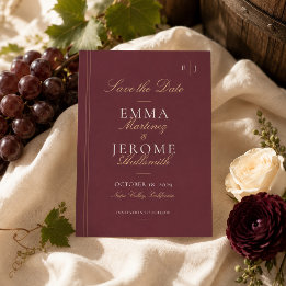 Reserve A Data Casamento Romântico em Vinícola Burgundy