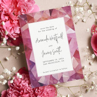 Casamento Rosa Quente Magenta Abstrato Magenta Mod