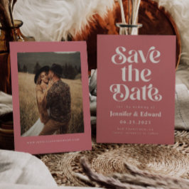 Reserve A Data Casamento Rosa Retroativo Salvar A Data