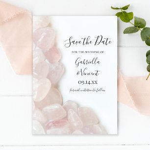 Reserve A Data Casamento rosa Rosa Quartz Salve a Data