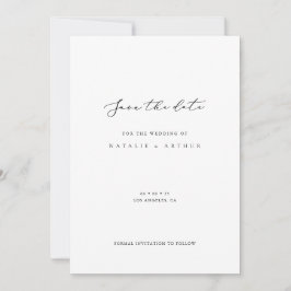 Reserve A Data Casamento Roteiro Moderno Minimalista Salvar a Dat