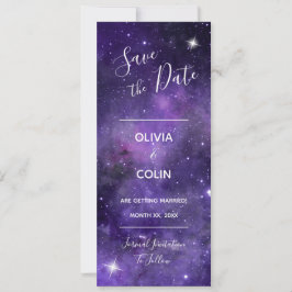 Reserve A Data Casamento Roxo Noturno Sky Starlight