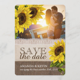 Reserve A Data Casamento Russo de Girassol Salve a Data