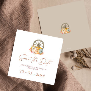 Reserve A Data Casamento Russo De Outono Da Roda De Vagão Salvar 