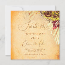 Casamento Rustic Bohemian Sunflower