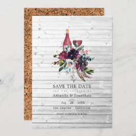 Reserve A Data Casamento Rustic Boho Plum Red Wine Provando