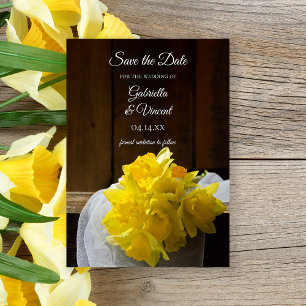 Reserve A Data Casamento Rustic Daffodils Primavera Barn Salve a
