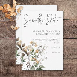 Reserve A Data Casamento Rustic Delicate Tan Fall Selvagens