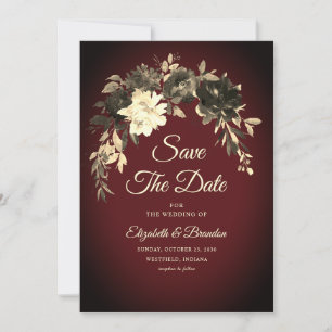 Reserve A Data Casamento Rustic Elegant Autumn Red Dried Flowers