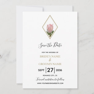 Reserve A Data Casamento Rustic King Protea Salvar Data