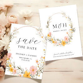 Reserve A Data Casamento Rustic Neutral Boho Floral