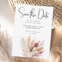 Casamento Rustic Neutral Boho Pampas