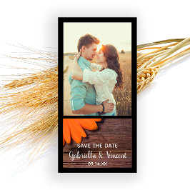 Reserve A Data Casamento Rustic Orange Daisy Barn Salve a Data