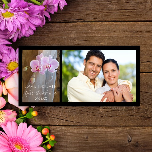 Reserve A Data Casamento Rustic Orchid Elegance Barn Salve a Data (Criador carregado)