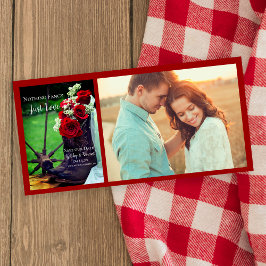 Reserve A Data Casamento Rustic Rosa vermelha Cowboy Boots Wester