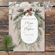 Casamento Rustic Tan Pine Winter Sparkle