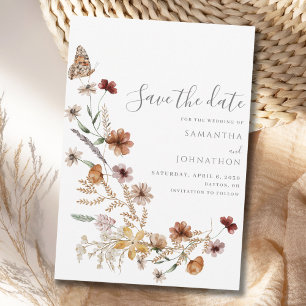Reserve A Data Casamento Rustic Wildflower