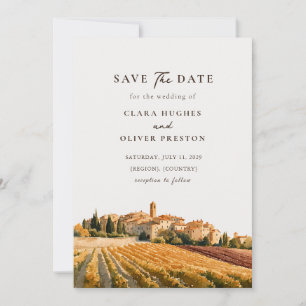 Reserve A Data Casamento Rústico em Encosta de Vinhedo Toscano na