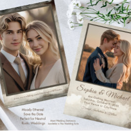 Reserve A Data Casamento Salvar a Data Etéreo Aquarela Vintage