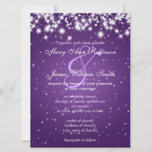 Reserve A Data Casamento Salvar A Data Inverno Roxo