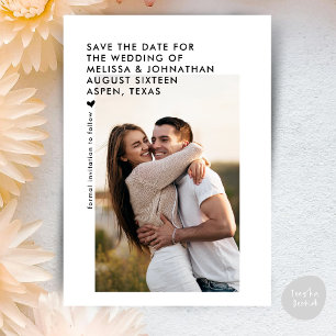 Reserve A Data Casamento Salve A Data Moderno Minimalista Limpo