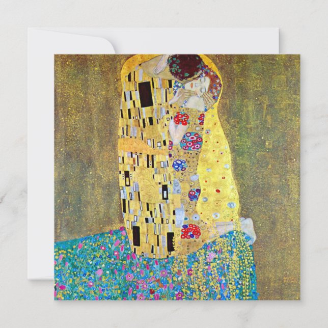 Reserve A Data Casamento Salve a Data! O Beijo de Gustav Klimt (Frente)
