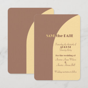 Reserve A Data Casamento Salve a Data que Mocha Mousse Arrancou