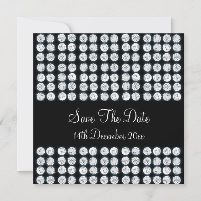Reserve A Data Casamento Salve Os Diamantes Da Data (Frente)