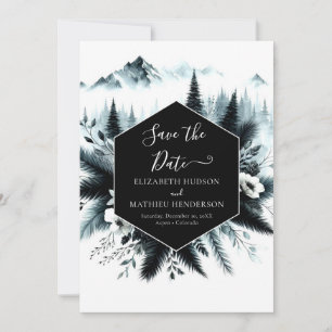 Reserve A Data Casamento Simples De Montanha Por Aquarela