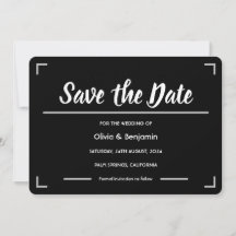 Casamento Simples de Script Manuscrito Preto