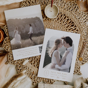 Reserve A Data Casamento Simples e Dourado do Boho Minimalista