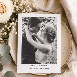 Reserve A Data Casamento Simples e Elegante Texto e Foto | Casam