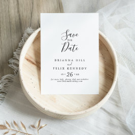 Reserve A Data Casamento Simples Minimalista