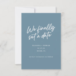 Reserve A Data Casamento Simples Moderno Finalmente Marcamos uma 