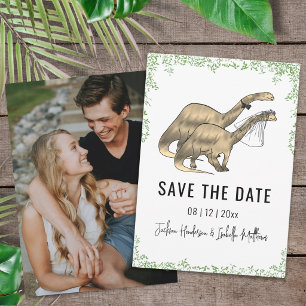 Reserve A Data Casamento Temático de Dinossauros Foto Save The Da