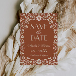 Reserve A Data Casamento Terracota Mexicano